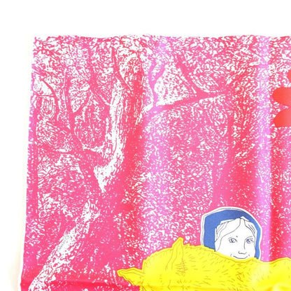 Hermes Carre 45 Scarf Gavroche Lifetime Friend Silk Pink