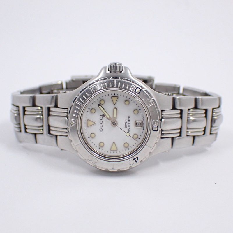 Gucci Diver Watch Silver
