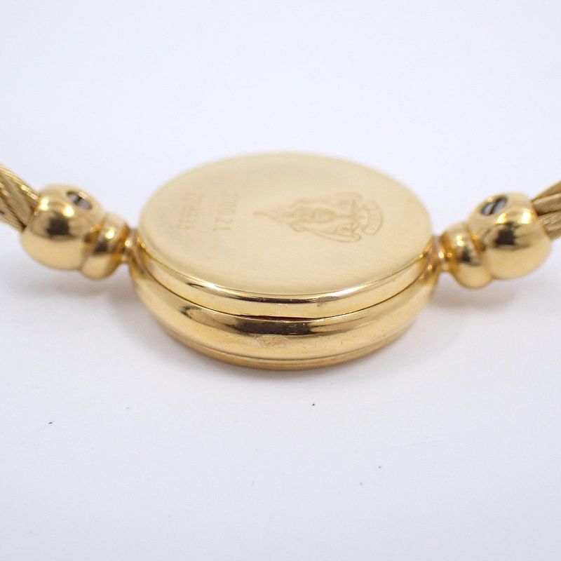 Gucci Breath Watch Quartz Gold Black Dial Wire