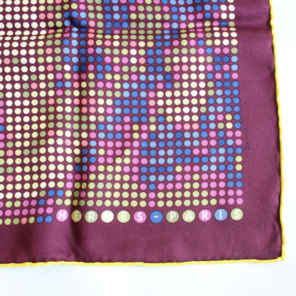Hermes Carre 70 Scarf Rendez Vous AU 24 See You at 24:00 Silk Brown [ioki
