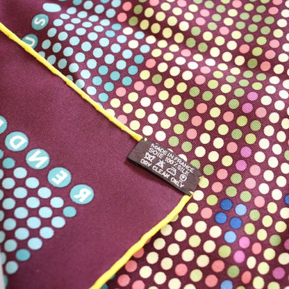 Hermes Carre 70 Scarf Rendez Vous AU 24 See You at 24:00 Silk Brown [ioki