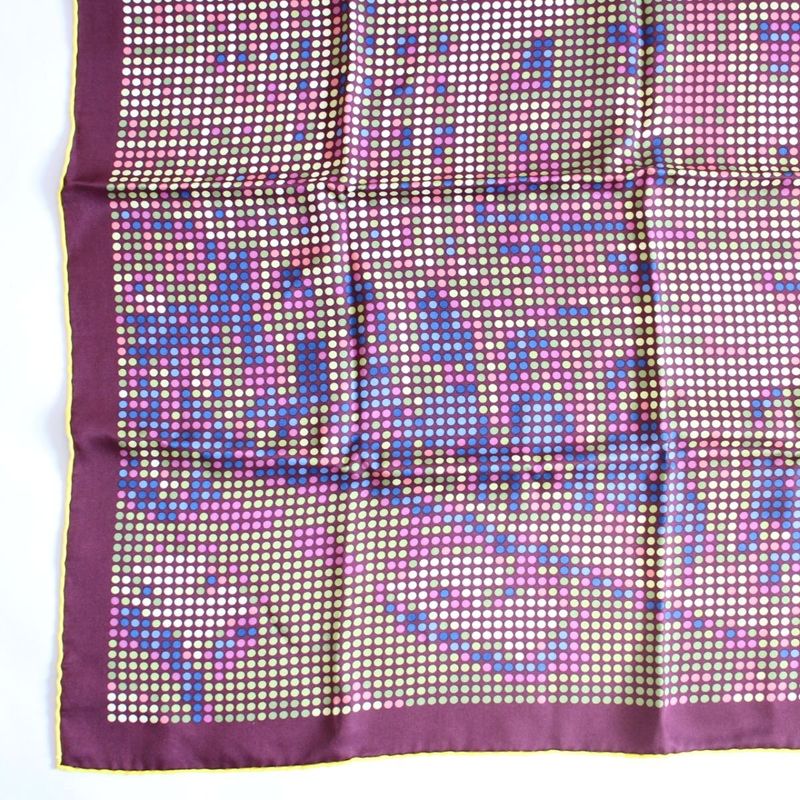 Hermes Carre 70 Scarf Rendez Vous AU 24 See You at 24:00 Silk Brown [ioki