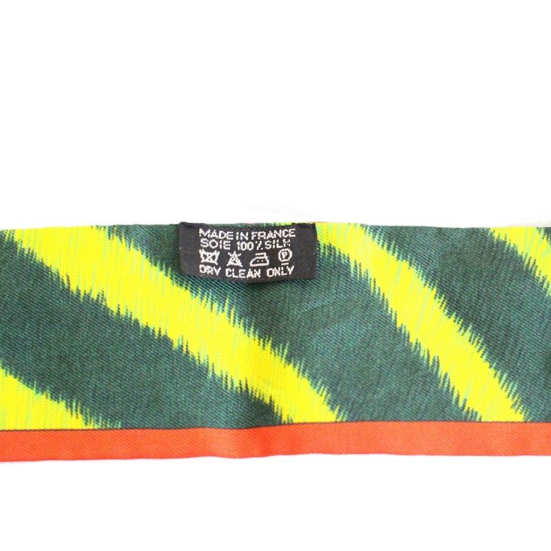 Hermes Twilly Graffiti Silk Green