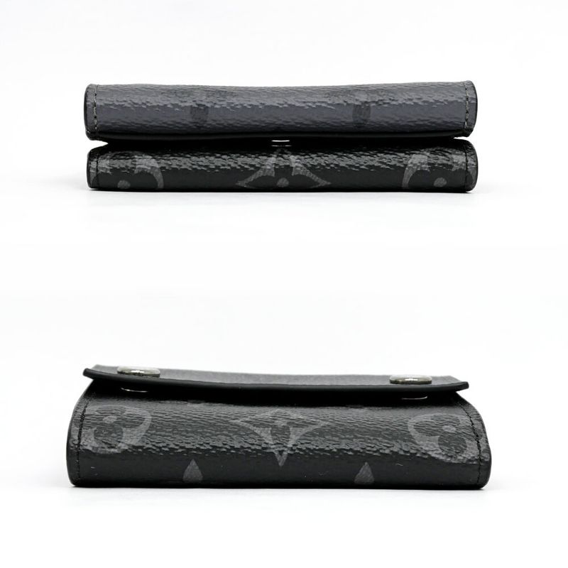 Louis Vuitton Discovery Compact Wallet Monogram Eclipse Gray Black