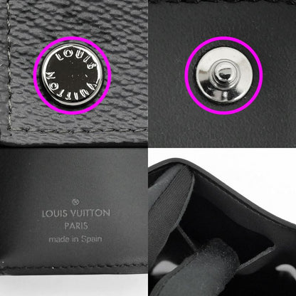 Louis Vuitton Discovery Compact Wallet Monogram Eclipse Gray Black