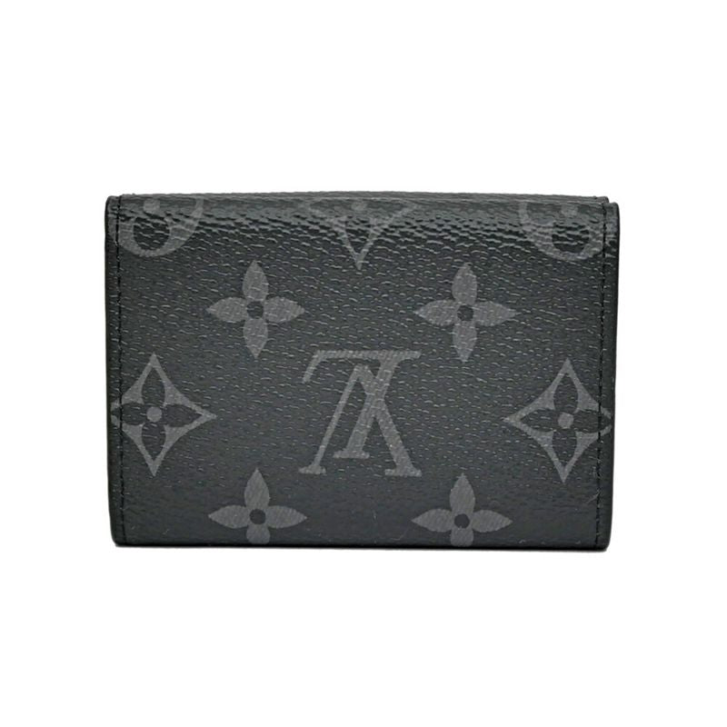Louis Vuitton Discovery Compact Wallet Monogram Eclipse Gray Black