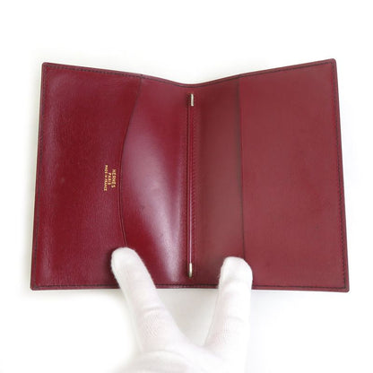 Hermes Notebook Cover Leather Black
