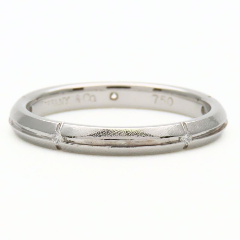 Tiffany & Co. Ring Strimerica Naro 18K White Gold Diamond