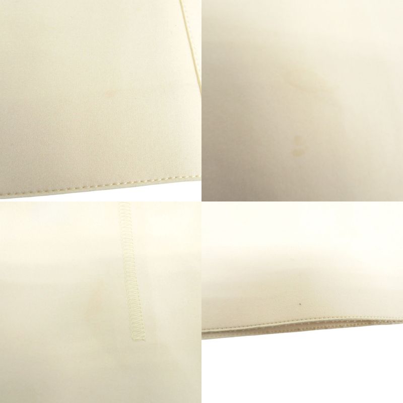 Louis Vuitton LV Stripe Pencil Skirt Nylon Polyurethane Ivory