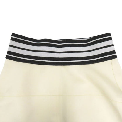 Louis Vuitton LV Stripe Pencil Skirt Nylon Polyurethane Ivory