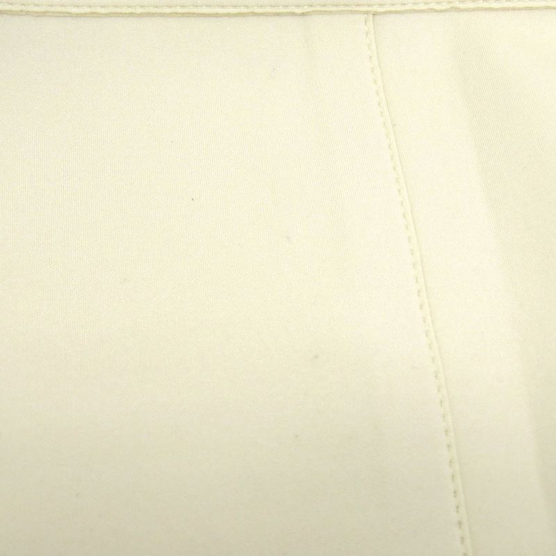Louis Vuitton LV Stripe Pencil Skirt Nylon Polyurethane Ivory