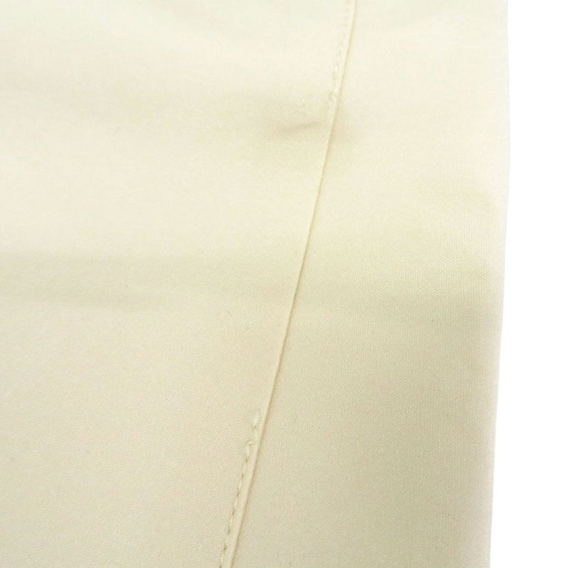 Louis Vuitton LV Stripe Pencil Skirt Nylon Polyurethane Ivory