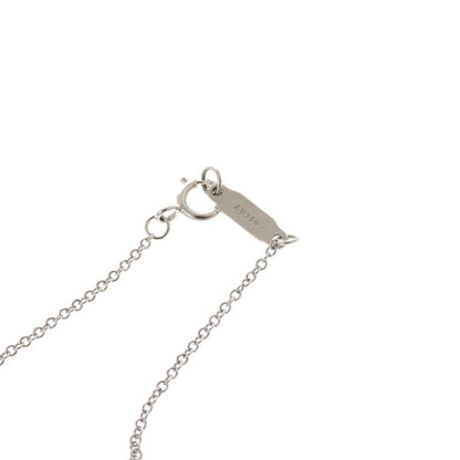 Tiffany & Co. T Smile Small 18K White Gold Saffiano Necklace