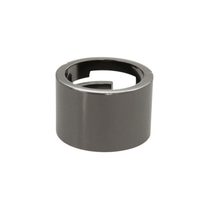 Gucci Logo Cutout Gunmetal Ring