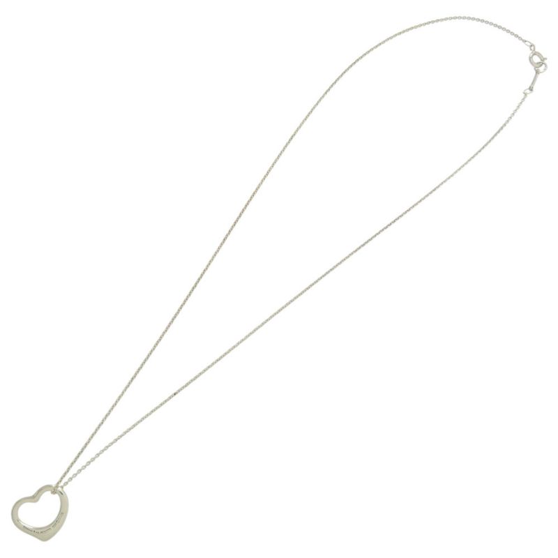 Tiffany & Co. Open Heart Elsa Peretti Silver Necklace