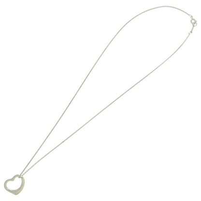 Tiffany & Co. Open Heart Elsa Peretti Silver Necklace