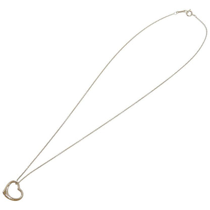 Tiffany & Co. Open Heart Elsa Peretti Silver Necklace