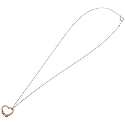 Tiffany & Co. Open Heart Elsa Peretti Silver Necklace