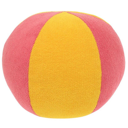 Hermes Beach Ball Animo Natte Cotton Pink Yellow Toy Baby