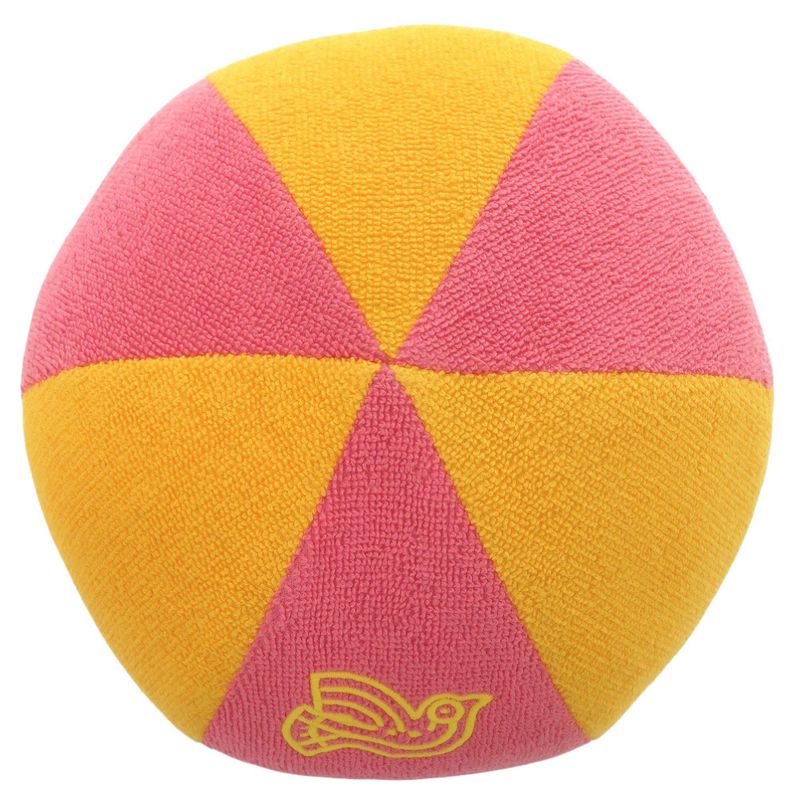 Hermes Beach Ball Animo Natte Cotton Pink Yellow Toy Baby