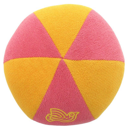 Hermes Beach Ball Animo Natte Cotton Pink Yellow Toy Baby