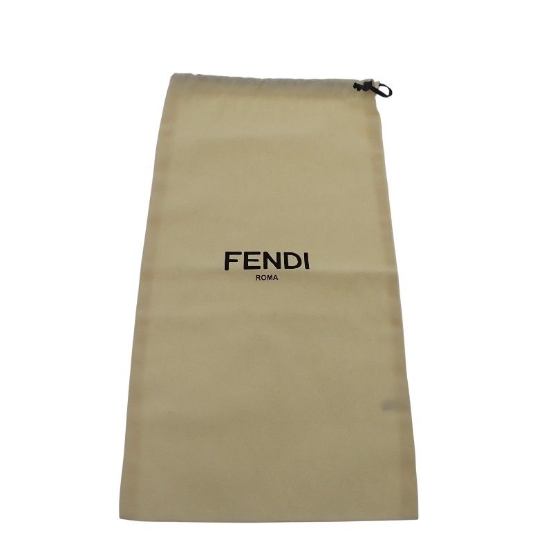 Fendi Wool Vinyl Knit Cap Black