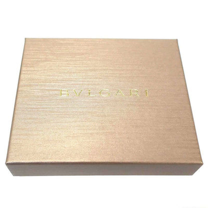Bvlgari Trifold Leather Clip Wallet Pink