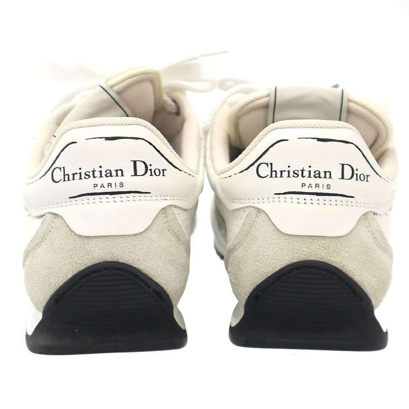 Dior Christian D-sketch Technical Fabric Sneakers White 40.5