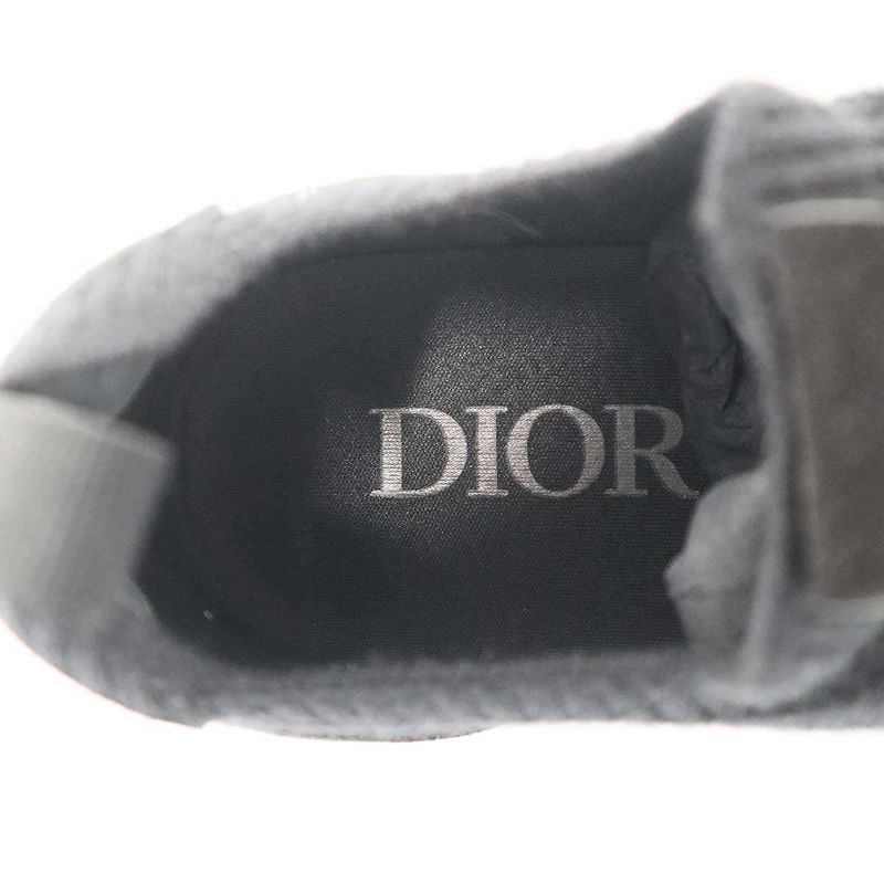 Dior Cannage Cashmere Wool Lounge Sneakers Black 41