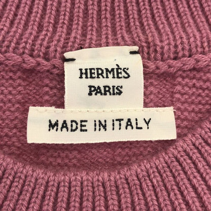 Hermes Jaggery Knit Sweater Pink 34
