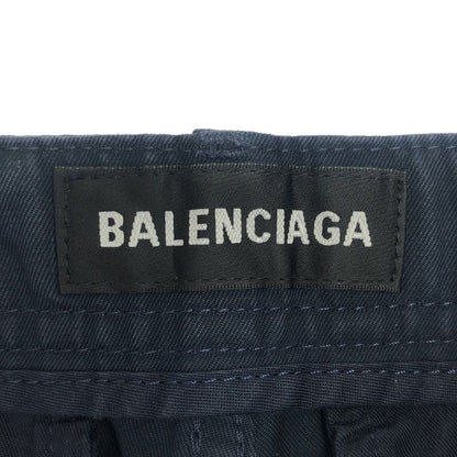 Balenciaga Cotton Cargo Pants Navy 44