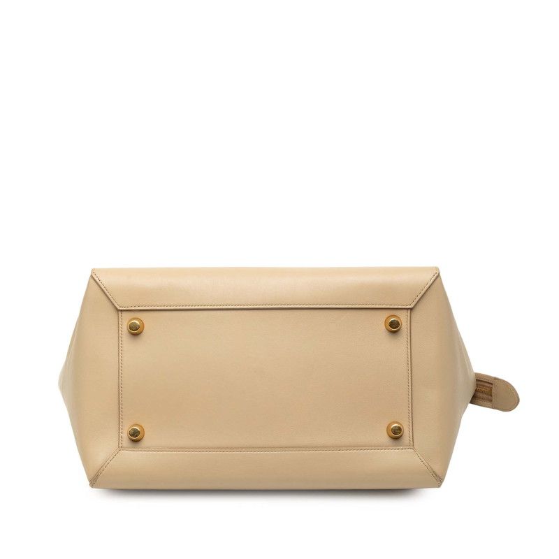 Celine Belt Bag Small Beige Purple Leather