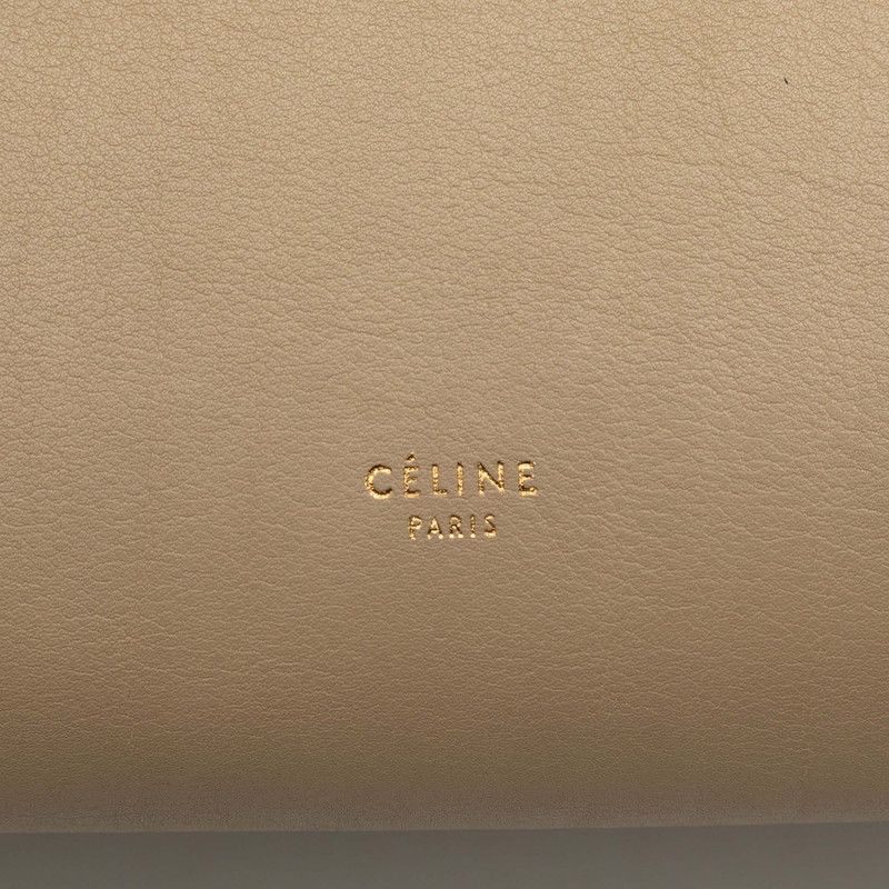 Celine Belt Bag Small Beige Purple Leather