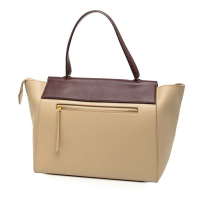 Celine Belt Bag Small Beige Purple Leather