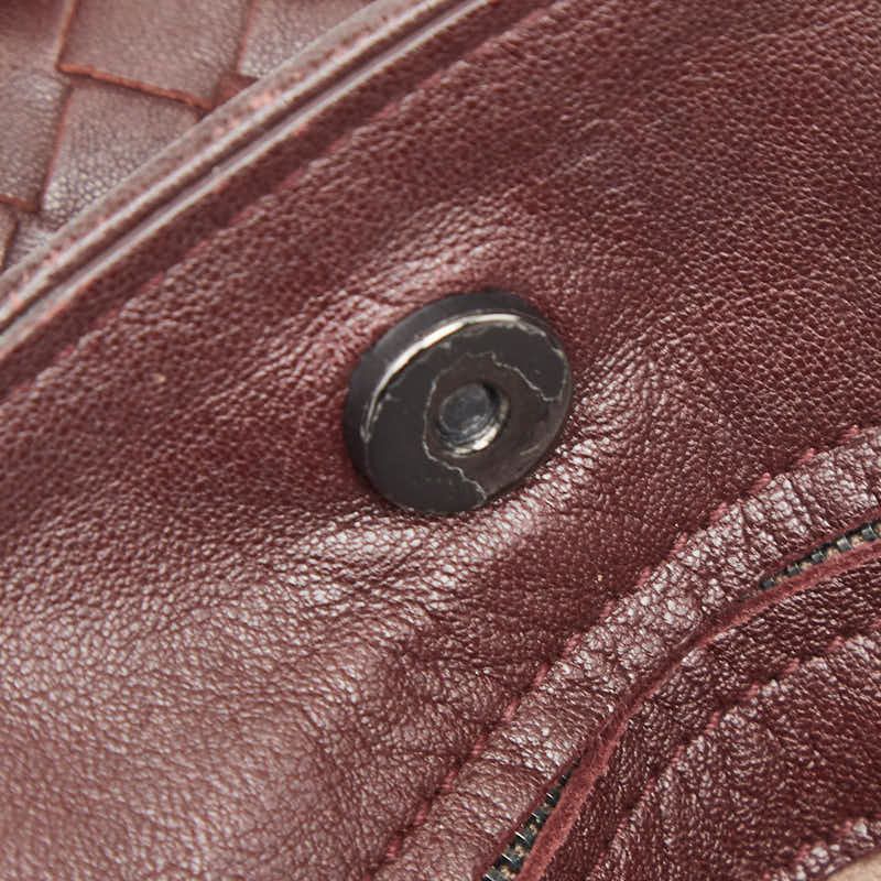 Bottega Veneta Intrecciato Chain Tote Brown Leather