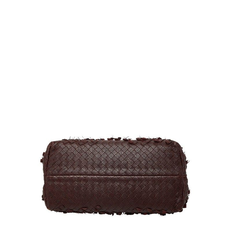 Bottega Veneta Intrecciato Chain Tote Brown Leather