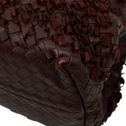Bottega Veneta Intrecciato Chain Tote Brown Leather