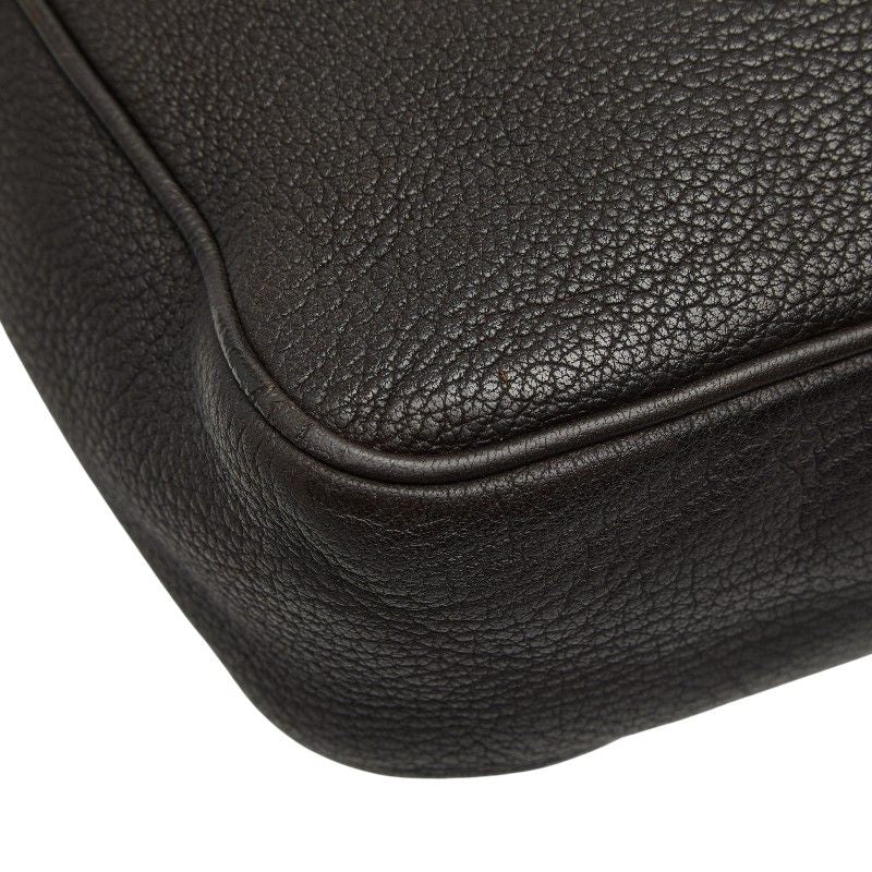 Prada Crossbody Shoulder Bag Brown Leather