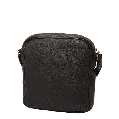 Prada Crossbody Shoulder Bag Brown Leather