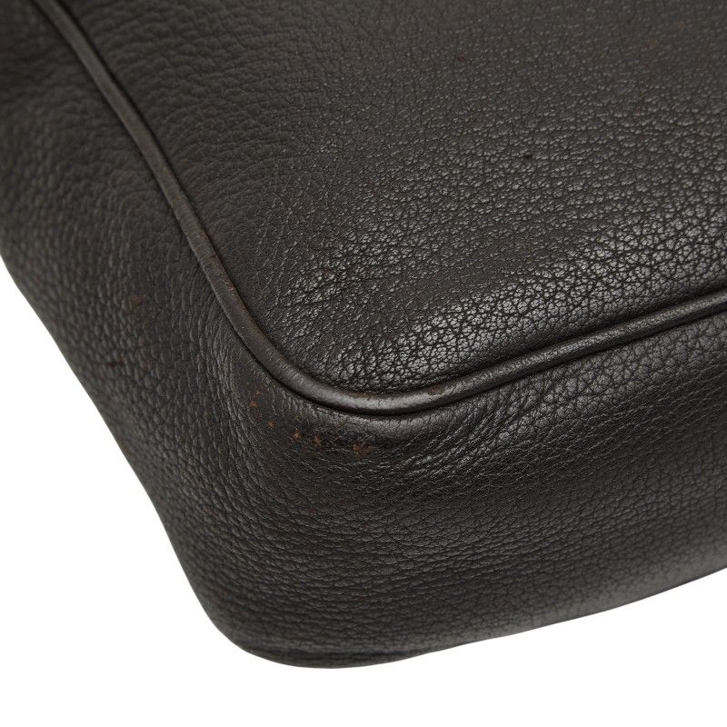 Prada Crossbody Shoulder Bag Brown Leather