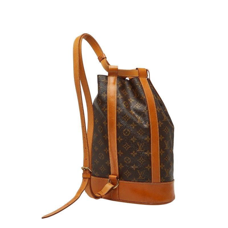 Louis Vuitton Monogram Randonnee PM Shoulder Bag Brown