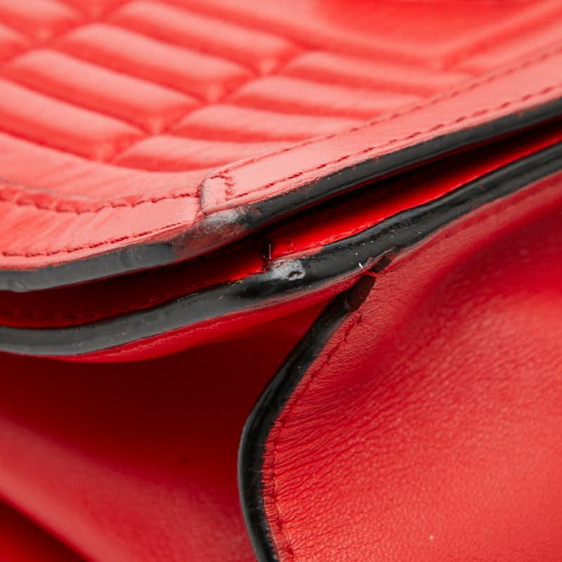 Loewe Barcelona 23 Crossbody Shoulder Bag Red Leather