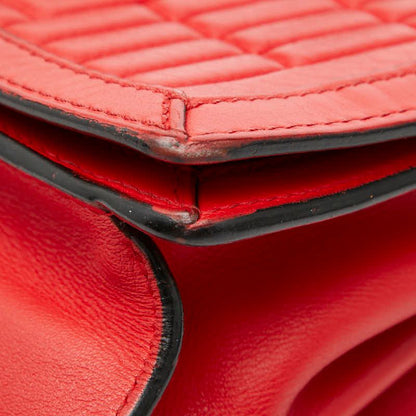 Loewe Barcelona 23 Crossbody Shoulder Bag Red Leather