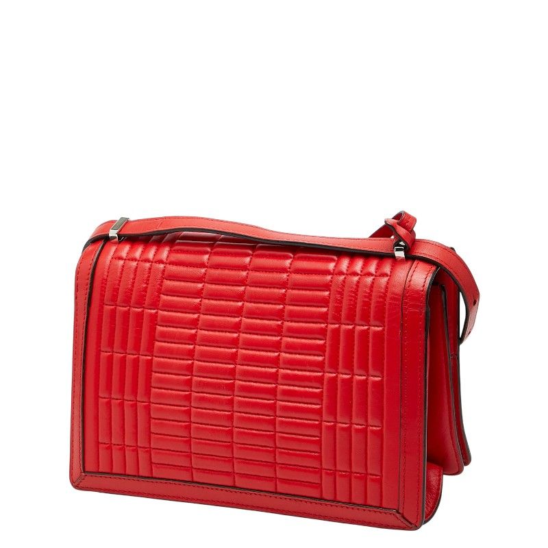 Loewe Barcelona 23 Crossbody Shoulder Bag Red Leather