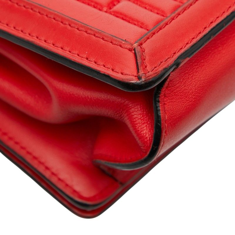 Loewe Barcelona 23 Crossbody Shoulder Bag Red Leather