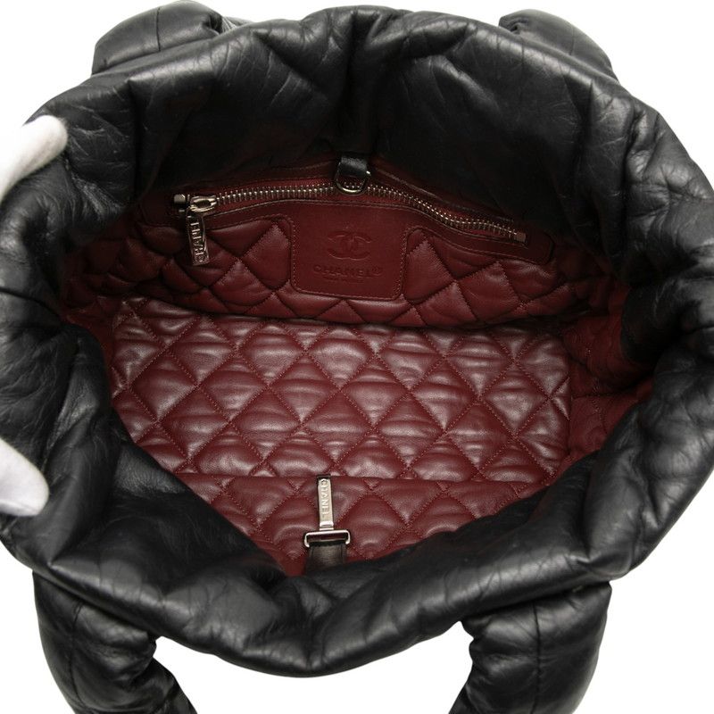 Chanel Coco Cocoon PM Black Leather