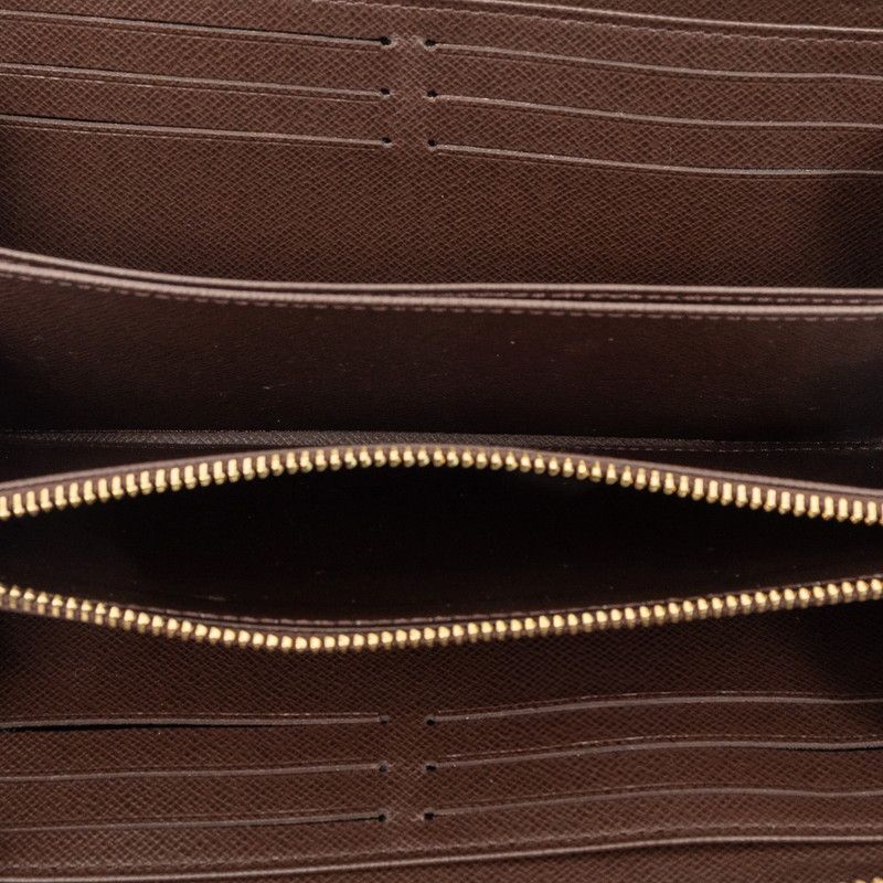 Louis Vuitton Damier Zippy Wallet Brown