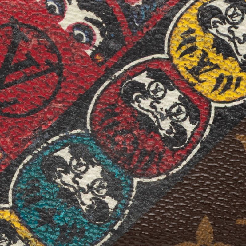 Louis Vuitton Kansai Yamamoto Monogram Zippy Coin Purse Daruma Kabuki Motif