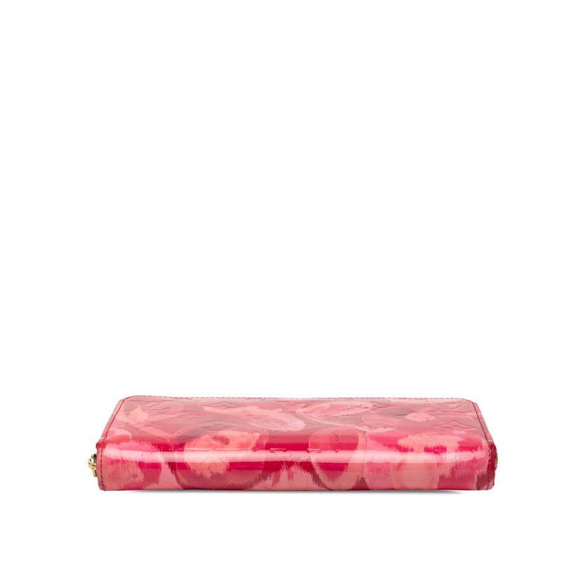 Louis Vuitton Monogram Vernis Zippy Wallet Ikat Flower Zip Around Long