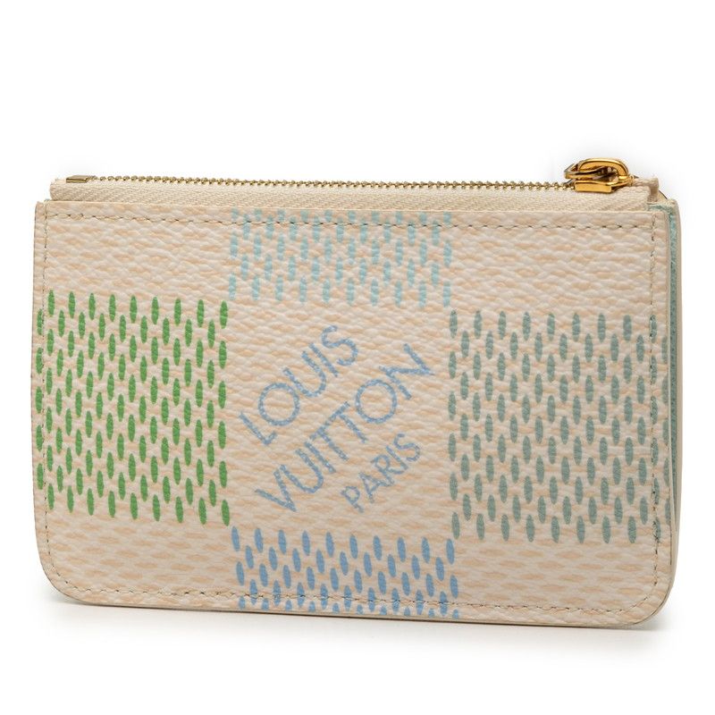 Louis Vuitton Damier Card Holder Romy Card Case Fragment Pistachio